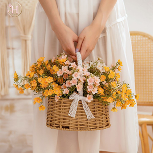 Hesper Phong Cách Mới Bán Buôn Nhân Tạo Bé Hơi Thở Hoa Lụa Nhỏ Daisy Hoa Cho Đám Cưới Bảng Trang Trí - Product Image 1