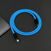 2025 MFi Certificado de silicona líquida Original C94 C189 Chip Cable DE DATOS 3A PD Cable cargador de carga rápida USB C para iPhone13 14 iPod