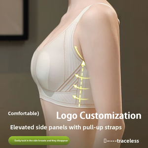 Sujetador invisible sin costuras personalizable para mujer, minimiza el busto <span class=keywords><strong>grande</strong></span>, copas tipo orejas <span class=keywords><strong>de</strong></span> conejo, evita la apariencia abultada, ultrafino y transpirable - Product Image 2
