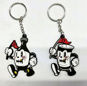 2D 3D PVC Rubber Keychain Custom Own Logo <b>Charms</b> Soft PVC <b>Keyring</b> Chain with Promotional Business Gifts - Product Image 2