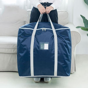 Oxford Logo personalizzato borsa organizzatore <span class=keywords><strong>mobili</strong></span> per vestiti trapunta lenzuolo guardaroba vestiti camera da letto pieghevole borsa di stoccaggio durevole - Product Image 1