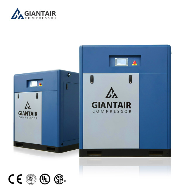 GiantAir Fashion-forward Belt Driven 7.5KW 11KW 15KW 22KW 30KW 37KW 45KW 10HP 15HP 20HP 30HP 40HP Screw Air Compressor IP54
