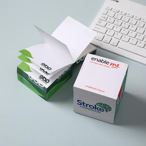 แผ่นบันทึกข้อมูลแบบติดแน่นพิมพ์โลโก้ได้ตามต้องการสำหรับธุรกิจสำนักงานของขวัญแบรนด์โรงแรม - Product Image 4