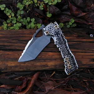 Dao gấp chiến thuật chất lượng cao, lưỡi thép 4Cr13, dùng ngoài trời, cắm trại, sinh tồn, săn bắn, dao bỏ túi tùy chỉnh, đóng gói trong hộp quà tặng - Product Image 4