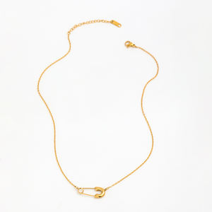 Joolim Dei Monili 18K Placcato Oro di Sicurezza Pin Pendente Della Collana Dell'acciaio Inossidabile del Commercio All'ingrosso Dei Monili - Product Image 2