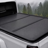 Couverture de benne rigide pliable en trois parties pour Nissan Titan, en aluminium, profil bas, étanche, OEM ODM
