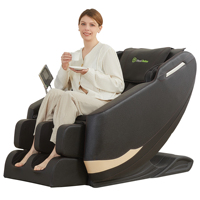 Silla de Masaje de Gravedad Cero Moderna con Entrega Rápida en 3 Días, Stock en China, 6 Programas Automáticos, Bluetooth, Calefacción, Masaje de Aire y Rodillos para Pies