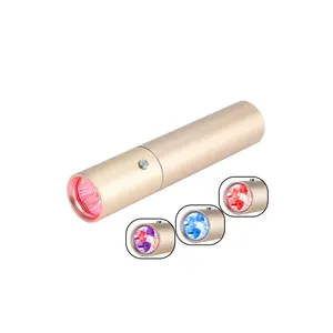 3 Color 460nm 630nm 660nm 850nm 940nm Infra Red Light Photodynamic Led Therapy Device Equipment Infrared Lamp Torch