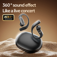 Auriculares Bluetooth de Audio Espacial HIFI con Gancho Abierto, Baja Latencia, Diseño Abierto TWS, Pantalla LED de Batería para Deporte y Viajes