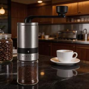 Moulin à café en céramique primé pour la maison et le café - 40 mm, réglable, <span class=keywords><strong>manuel</strong></span> - Product Image 1