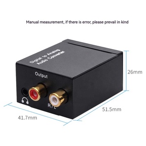 Convertidor de Audio <span class=keywords><strong>Digital</strong></span> a analógico para coche de 3,5mm con amplificador IC entrada Coaxial de fibra óptica a decodificador de Audio de salida analógica para Hi-Fi - Product Image 4