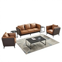 Ensemble de canapés modulaires extensibles de style européen moderne avec revêtement en tissu pour hôtel, bureau à domicile, couleurs et dimensions personnalisables