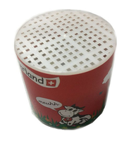 Nouvelle boîte à musique enregistrable à bouton-poussoir avec sons d'animaux pour poupées et jouets en peluche, personnalisable avec logo imprimé