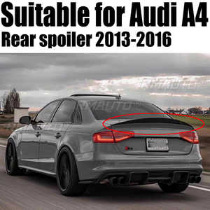 Alerón Trasero de Fibra de Carbono de Alta Calidad Estilo HK para Audi A4 B8.5 Sedán de 4 Puertas 2013-2016, Decoración para la Caja Trasera del Techo - Product Image 3