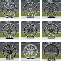Nuevo Buje de Rueda de Aluminio Personalizado FX 5x120 5x130 de 16-20 Pulgadas, Repuesto de Buje de Una Pieza Compatible con la Mayoría de los 4x4