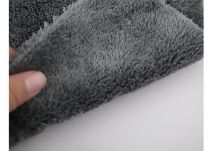 Serviette de coiffure et de lavage de voiture en microfibre tricotée chaîne 300G, non-déformable, séchage rapide, pour la maison et les produits de beauté, en coton - Product Image 6