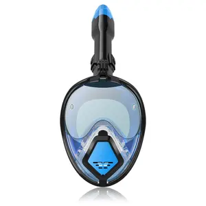 ओम जुनहैइन का फुल फेस स्नॉर्कलिंग और स्कूबा डाइविंग मास्क वयस्क पैनोरमिक पानी के नीचे के दृश्य चश्मे - Product Image 2