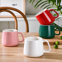 Mug à café en céramique personnalisé, multicolores, brillant, cadeau de Noël, souvenir, mug promotionnel, vente en gros