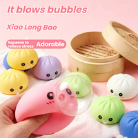 Jouets anti-stress respirants en forme de boulettes et de petits pains mignons, livraison rapide, pour enfants et adultes