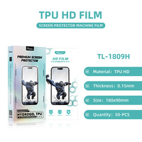 TuoLi logotipo personalizado Incassable TPU hidrogel corte Plotter Protector de pantalla directo de fábrica a prueba de explosiones para teléfonos móviles