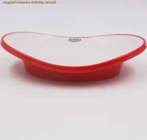 Assiette à dîner ovale longue en mélamine bicolore au design moderne Impression personnalisée écologique en gros Bon marché Soupe profonde en matière plastique - Product Image 2