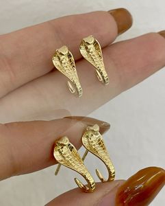 Bijoux Xinfly mignons, or véritable 18 carats, 6,3 mm * 15 mm, boucles d'oreilles serpent pour enfants et femmes - Product Image 3