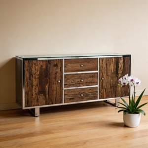 Modern Stainless Steel <b>Storage</b> <b>Cabinet</b> Solid Wood Designs for Kitchen Living <b>Room</b> and <b>Dining</b> Home Furniture for Hotels - Product Image 2