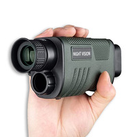 Monokuler Penglihatan Malam CMOS Sensitivitas Tinggi dengan Zoom Digital 8X dan OEM ODM dengan 7 Tingkat Kecerahan IR Input Daya DC 5V/2A