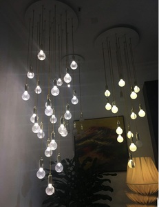 Loft Ceiling Hanging Lamp 3W <strong>Pineapple</strong> Carven Glass Ball LED Pendant <strong>Light</strong> Adjustable Height Indoor Decoration Hanging <strong>Lights</strong> - Product Image 5