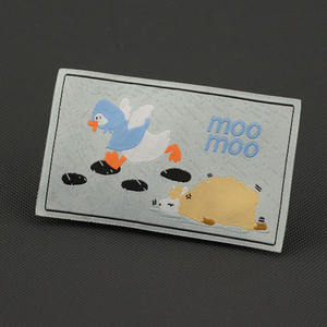 Etiqueta Tejida Personalizada para Ropa de Marca Privada, Patrón Rectangular Impreso para Prendas, Bolsos y Zapatos - Product Image 6