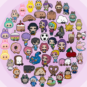 Phim Hoạt Hình Nhân Vật Thiết Kế Tùy Chỉnh Trang Trí Giày Quyến Rũ Ren Khóa Số Lượng Lớn Sang Trọng Bóng Đá Đắng Quyến Rũ Cho Sneakers Số Lượng Lớn Bán Buôn - Product Image 1