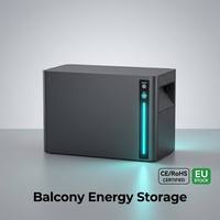 Batería ESS de 2kWh para Balcón, Carga Solar, IP65, Apilable, Almacenamiento Solar para el Hogar, con Certificación CE y App Inteligente, Disponible en el Almacén de Róterdam, UE