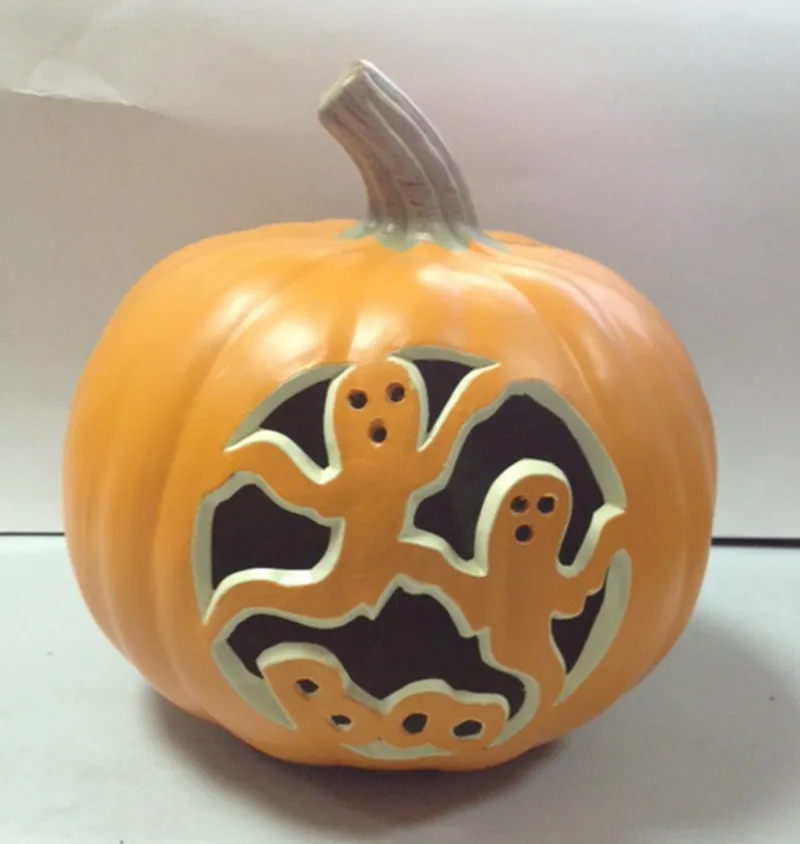 Hot selling custom flashing pumpkin lantern for Halloween party gift