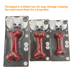 Almost Indestructible Eco-Friendly <strong>Dog</strong> Chew Toy Nylon <strong>Bone</strong> with Beef Smell for Aggressive Chewer - Product Image 6