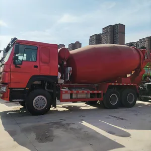 Klaar Voorraad Goedkope Prijs 8m3 Mix Betonnen Vrachtwagen Hohan 6X4 10 Wheeler Euro2 Mixer Cement Tank Truck