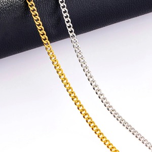Collier en acier inoxydable de 2 mm pour femmes et hommes, chaîne à maillons en O pour pull, ras-du-cou, bijoux, accessoires, cadeau DIY - Product Image 1