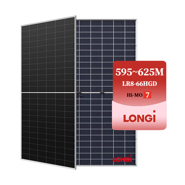 Longi Solar Factory Hi-Mo X7 High Efficiency Solar Panels 610W-625W N-Type Top Science Mono Solaris EU Stock