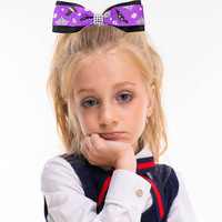 Barrettes à cheveux d'Halloween avec motif araignée, longues nœuds fantaisie citrouille et fantôme pour filles et enfants, accessoires capillaires pour les fêtes d'Halloween