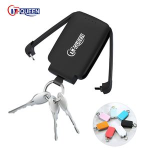 Chargeur de batterie portable personnalisé 10W 2000mah-4000mah Mini Powerbank avec lampe torche LED Petit porte-clés pour téléphone - Product Image 1