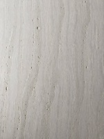 Panel Dinding Travertine Berpola Garis Bergelombang, Dekorasi Interior Lengkung, Batu Fleksibel Komersial