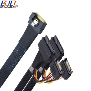 Slimline PCI-E 4,0/0,5/8i recto a 2*1/2 U.2 con conector de alimentación SATA de 15 pines Cable DE DATOS M 1M para <span class=keywords><strong>U2</strong></span> NVME SSD - Product Image 5