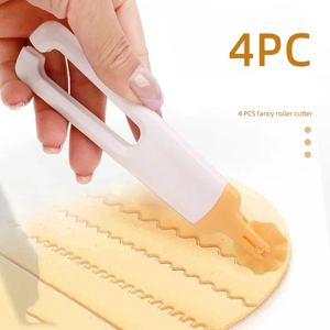 Rouleau à biscuits pour raviolis, coupe-biscuits rond, lame de coupe pour pâte, roue circulaire pour pizza, pâtisserie, croûte de <span class=keywords><strong>tarte</strong></span>, outils de cuisson - Product Image 1