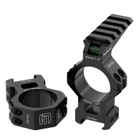 WESTHUNTER WTMK-30-P Supports de lunette à profil moyen pour viseurs optiques, accessoires de montage sur rail de 20 mm avec niveau à bulle