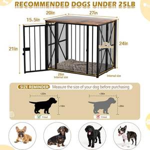 Étagère de rangement en métal et bois non pliable de 27 pouces avec tapis de lit pour utilisation au micro-ondes, couleur personnalisable, montage mural - Product Image 3