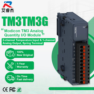 Nouveau module d'extension PLC original TM3TM3G, module analogique d'E/S, série Modicon TM3, entrées et sorties analogiques pour contrôle logique programmable PLC - Product Image 1