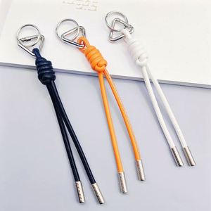 Custom Zinc Alloy Coin Holder Keychain Oval Luxury Pendant Detachable Wrist Strap Bulk OEM Lightweight <b>Car</b> <b>Key</b> <b>Ring</b> Silk - Product Image 4