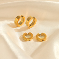 Boucles d'Oreilles Femme Mini Boucles d'Oreilles Créoles Argent Vendues par Paires-Boucles d'Oreilles Créoles Acier Inoxydable Cadeau Femme Fille