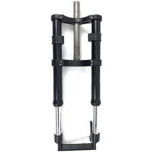 Phuộc Giảm Xóc Xe Đạp Hai Vương Miện Bằng Sợi Cacbon Phuộc Trước Xe Đạp Leo Núi Phuộc Hai Vương Miện - Product Image 2