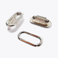 Cloxy Bag Accessoires pour vêtements et sacs, œillet ovale en laiton de 8-30 mm pour vêtements, sacs et ceintures, œillet en laiton avec rondelle, œillet ovale en laiton