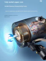 Ventilateur industriel à pulvérisation d'eau, brumisateur puissant, refroidissement commercial, atomisation, réfrigération, ventilateur d'eau au sol, 750 mm